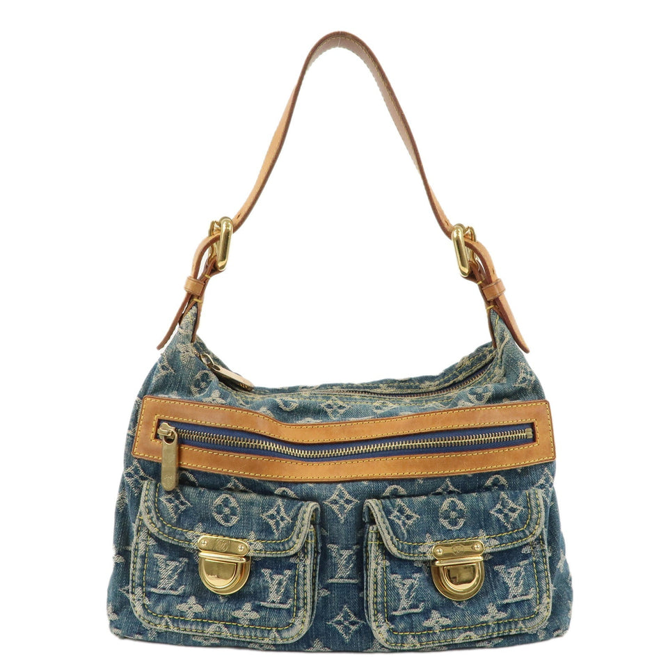Louis Vuitton Monogram Denim Baggy PM Shoulder Bag M95049