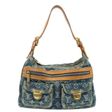 Louis Vuitton Monogram Denim Baggy PM Shoulder Bag M95049