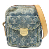 Louis Vuitton Monogram Denim Camera Bag Shoulder Bag Blue