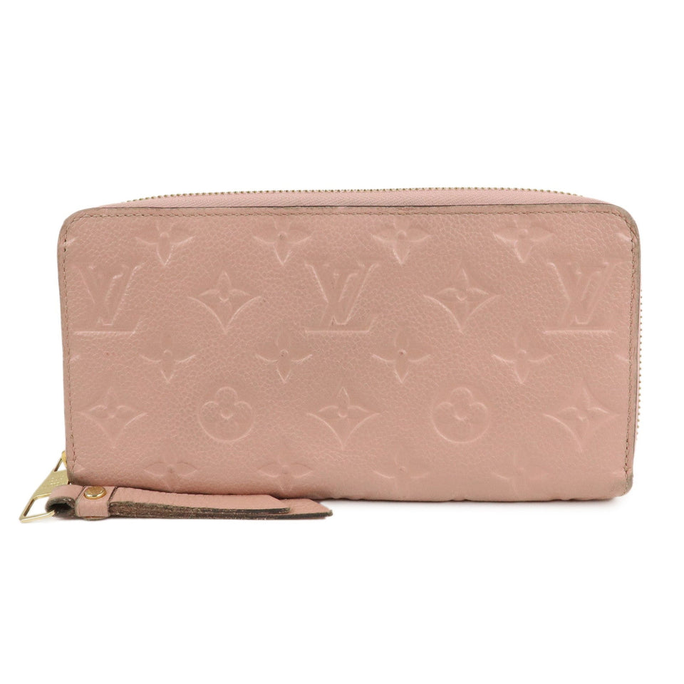Louis Vuitton Monogram Empreinte Zippy Wallet Rose Poudre M64090
