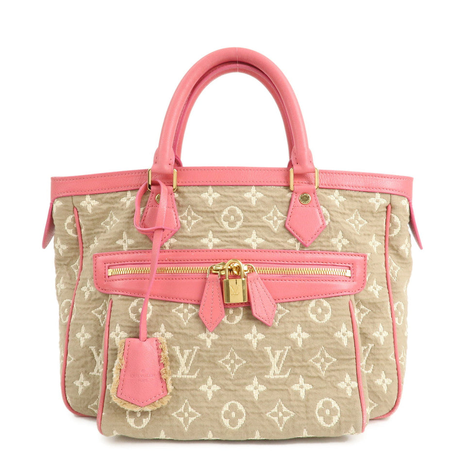 Louis Vuitton Monogram Sabia Cabas Hand Bag MM Rose M93496