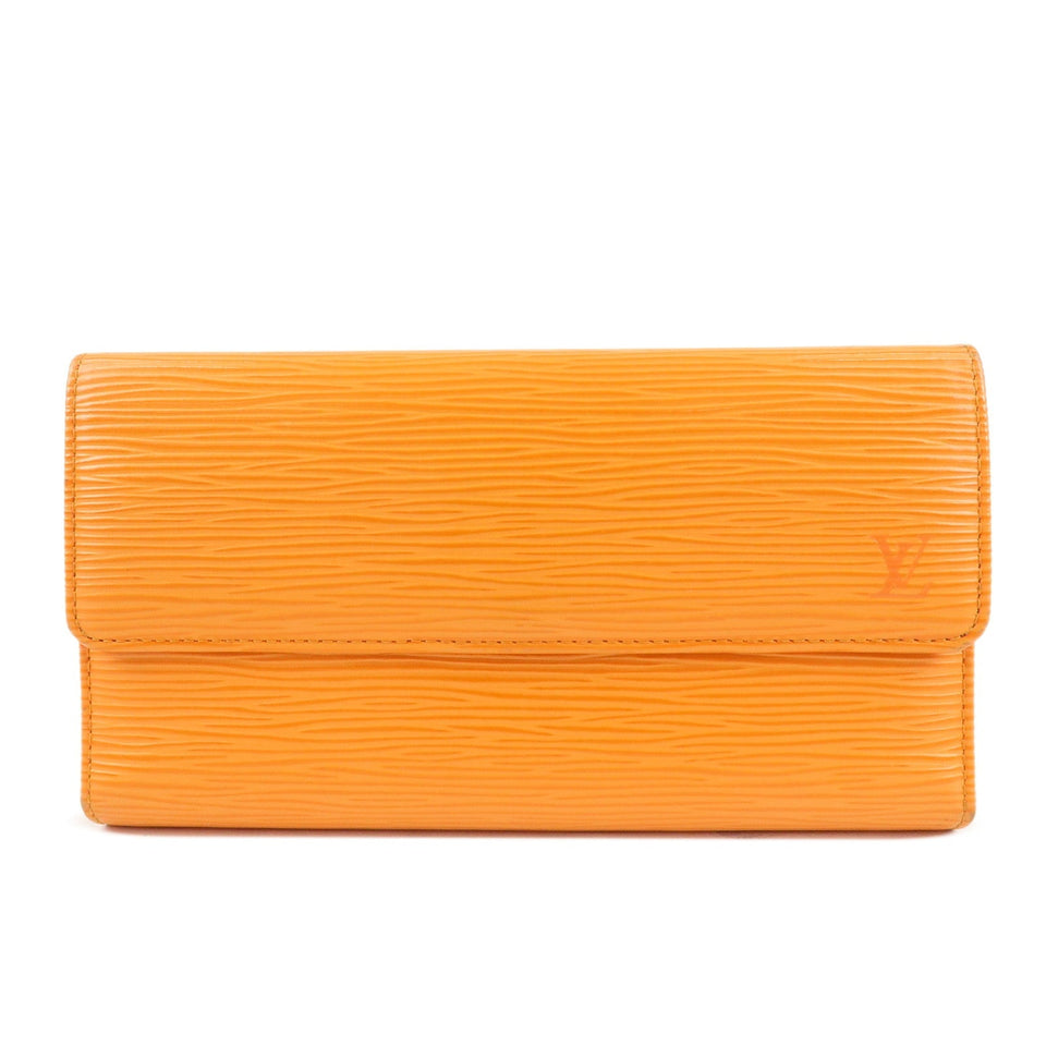 Louis Vuitton Epi Porte Tresor International Mandarin M6338H