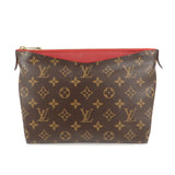 Louis Vuitton Monogram Pallas Beauty Case Brown Red M64123