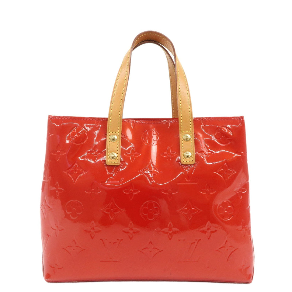 Louis Vuitton Monogram Vernis Lead PM Hand Bag M91088 Rouge