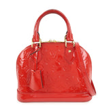 Louis Vuitton Monogram Vernis Alma BB Cerise Shoulder Bag M90174