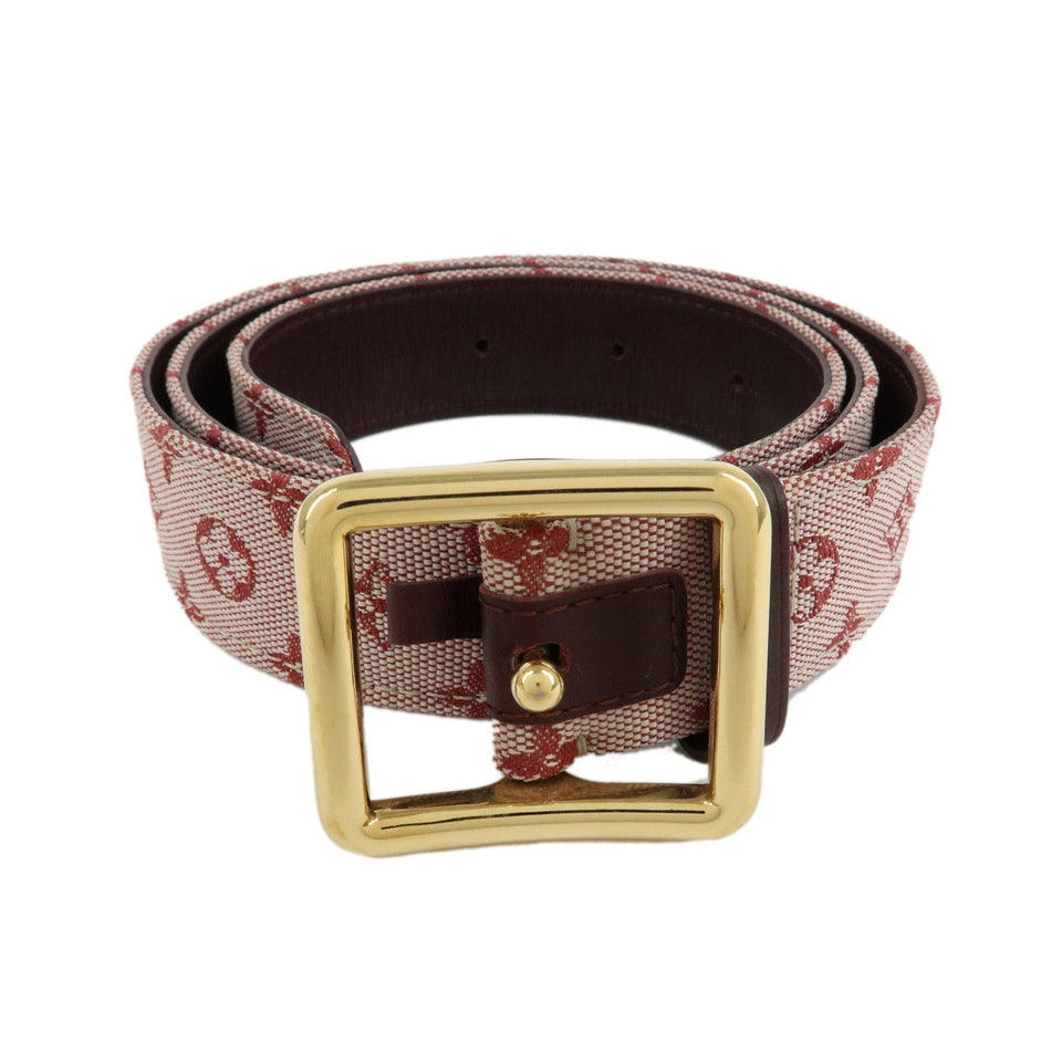Louis Vuitton Monogram Mini Saint Tulle 85/34 Cerise Belt M6822Y