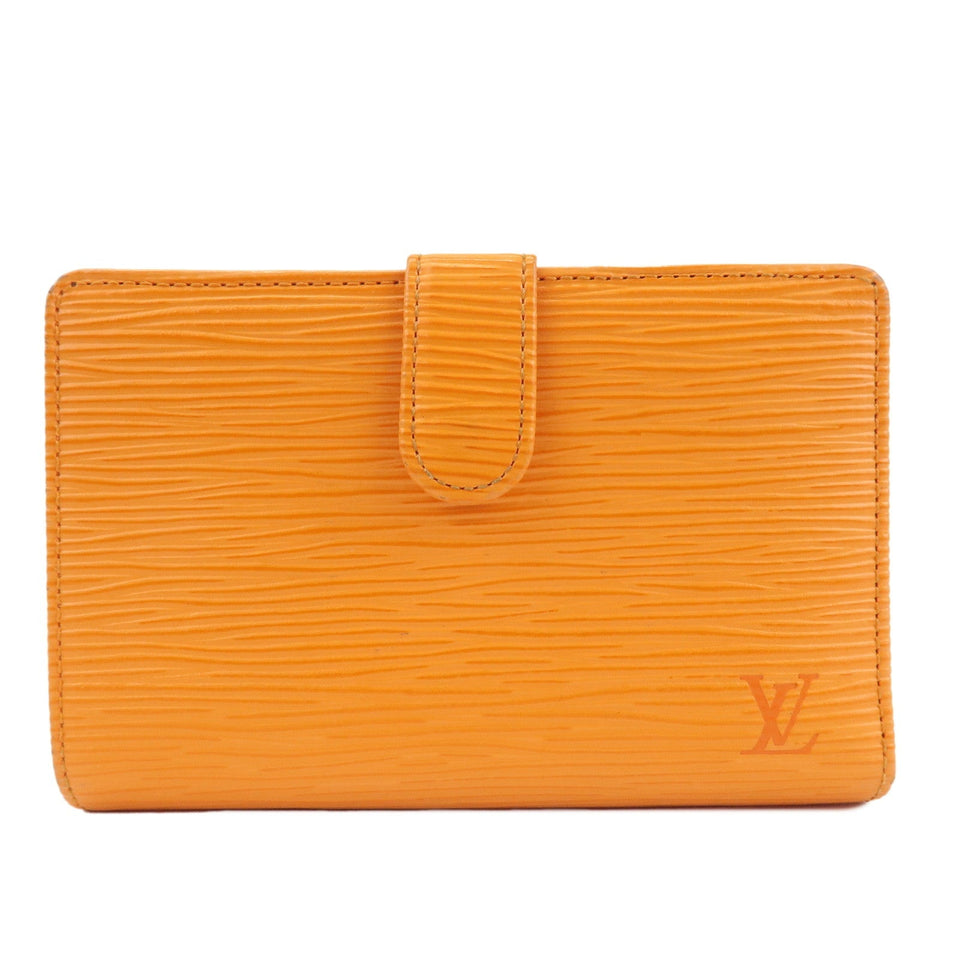 Louis Vuitton Epi Porte Monnaie Vienova Bi-Fold Wallet Mandarin