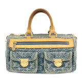 Louis Vuitton Monogram Denim Neo Speedy Boston Bag Blue M95019