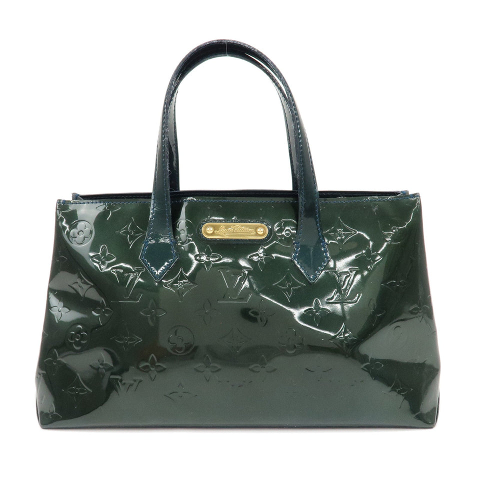 Louis Vuitton Monogram Vernis Wilshire PM Bleu Nuit M93684