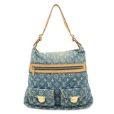 Louis Vuitton Monogram Denim Baggy GM Shoulder Bag M95048