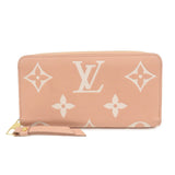 Louis Vuitton Monogram Empreinte Bicolor Zippy Wallet Rose M81645
