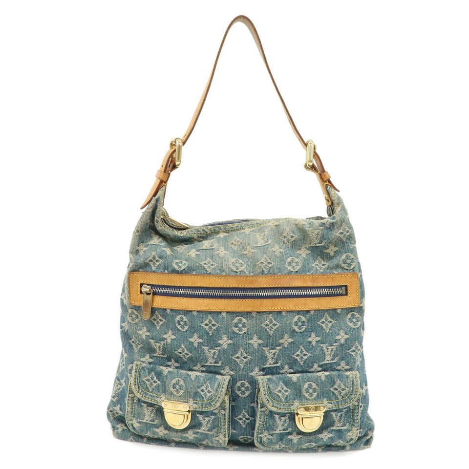 Louis Vuitton Monogram Denim Baggy GM Shoulder Bag M95048