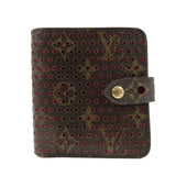 Louis Vuitton Monogram Perfor Compact Zip Fuchsia M95188