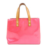 Louis Vuitton Monogram Vernis Lead PM Hand Bag Fuchsia Pink M91221