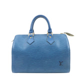 Louis Vuitton Epi Speedy 30 Hand Bag Boston Bag Blue M43005