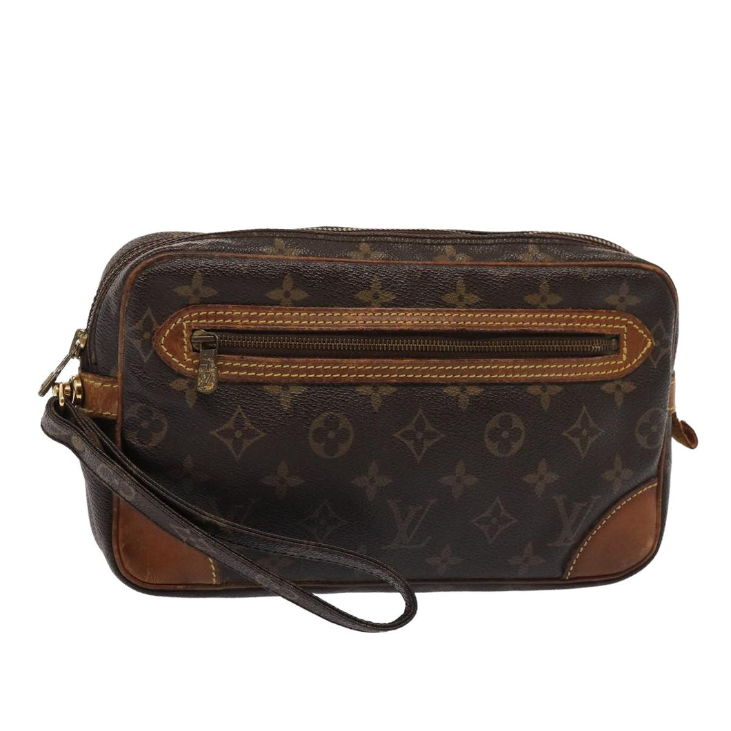 Louis Vuitton Monogram Marly Dragonne Gm Clutch Bag