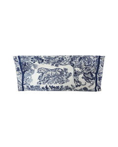 Dior Book Small Tote Bag in Navy Blue Canvas