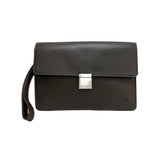 Louis Vuitton Selenga  Leather Clutch Bag