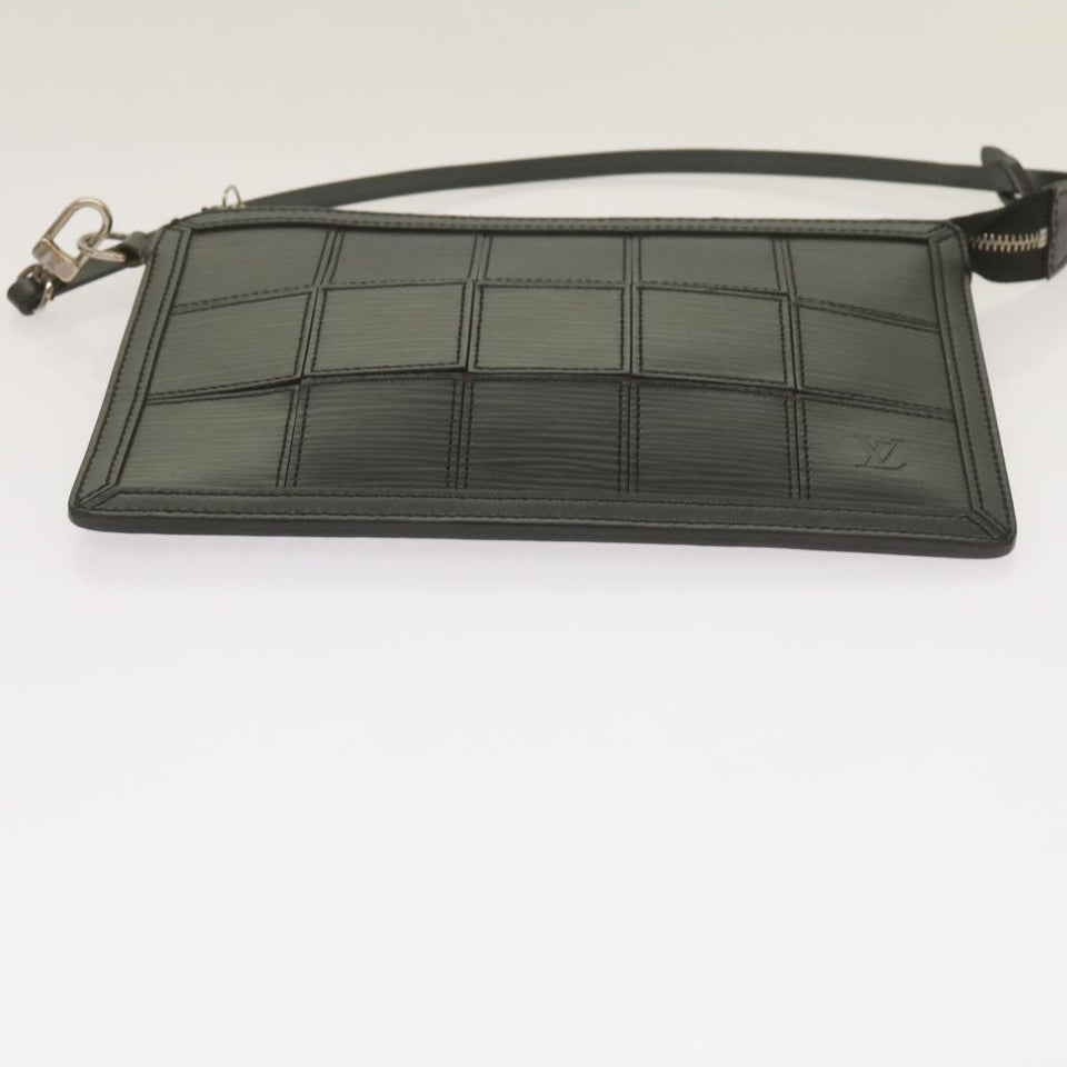 Louis Vuitton Delmonico  Leather Clutch Bag