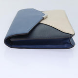 Fendi 2Jours  Leather Clutch Bag
