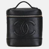 Black Patent Leather Vanity Case Clutch