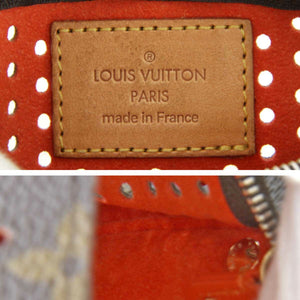 Louis Vuitton Pochette Zippée  Canvas Clutch Bag