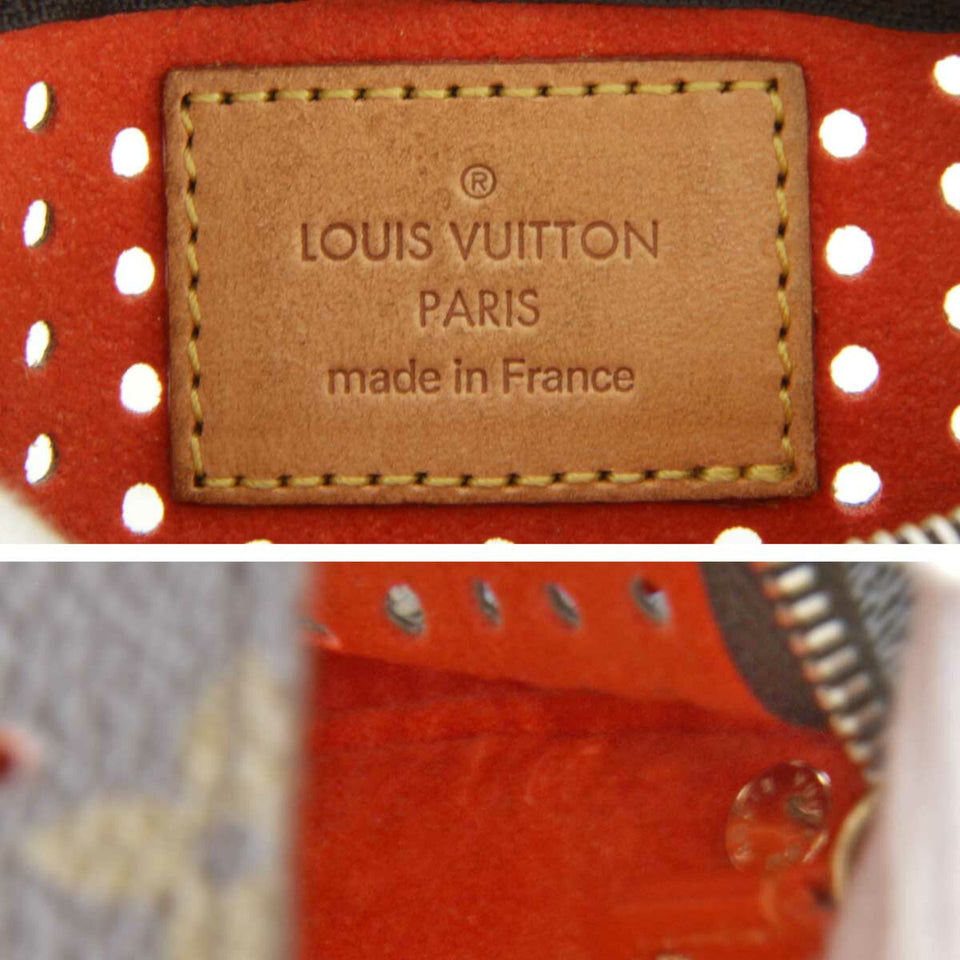 Louis Vuitton Pochette Zippée  Canvas Clutch Bag