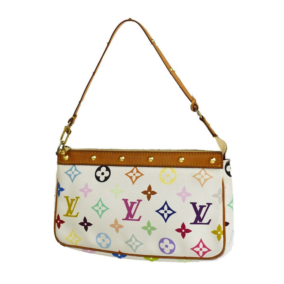 Louis Vuitton Pochette Accessoires  Canvas Clutch Bag