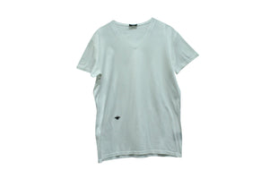 Dior Homme T-Shirt with Bee Embroidery in White Cotton