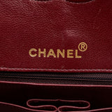 Chanel Classic Double Flap Medium Tall Black Lambskin Gold