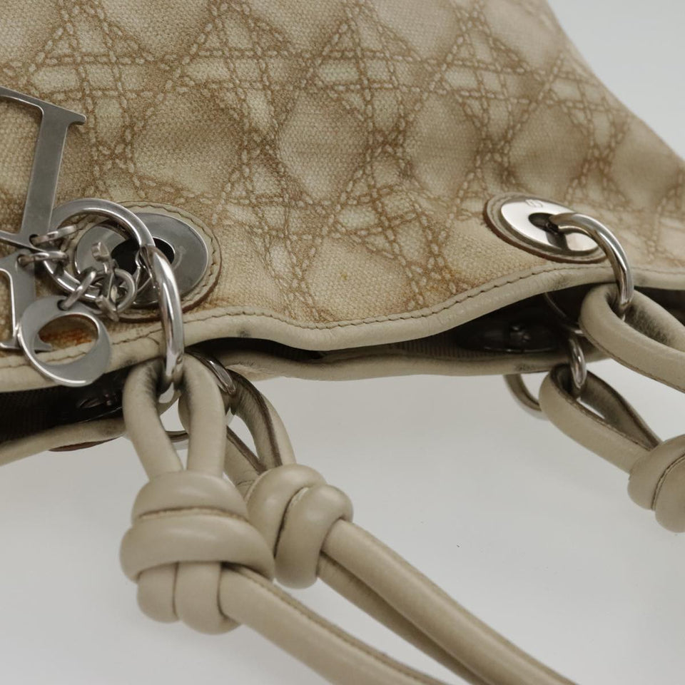 Dior Cannage Lady  Canvas Tote Bag