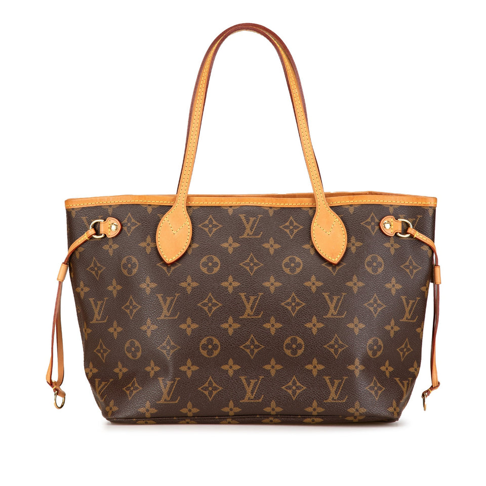 Brown Louis Vuitton Monogram Neverfull PM Tote Bag