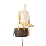 Brown Louis Vuitton Monogram Neverfull PM Tote Bag