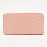 Louis Vuitton Monogram Empreinte Zippy Wallet Rose Poudre M64090