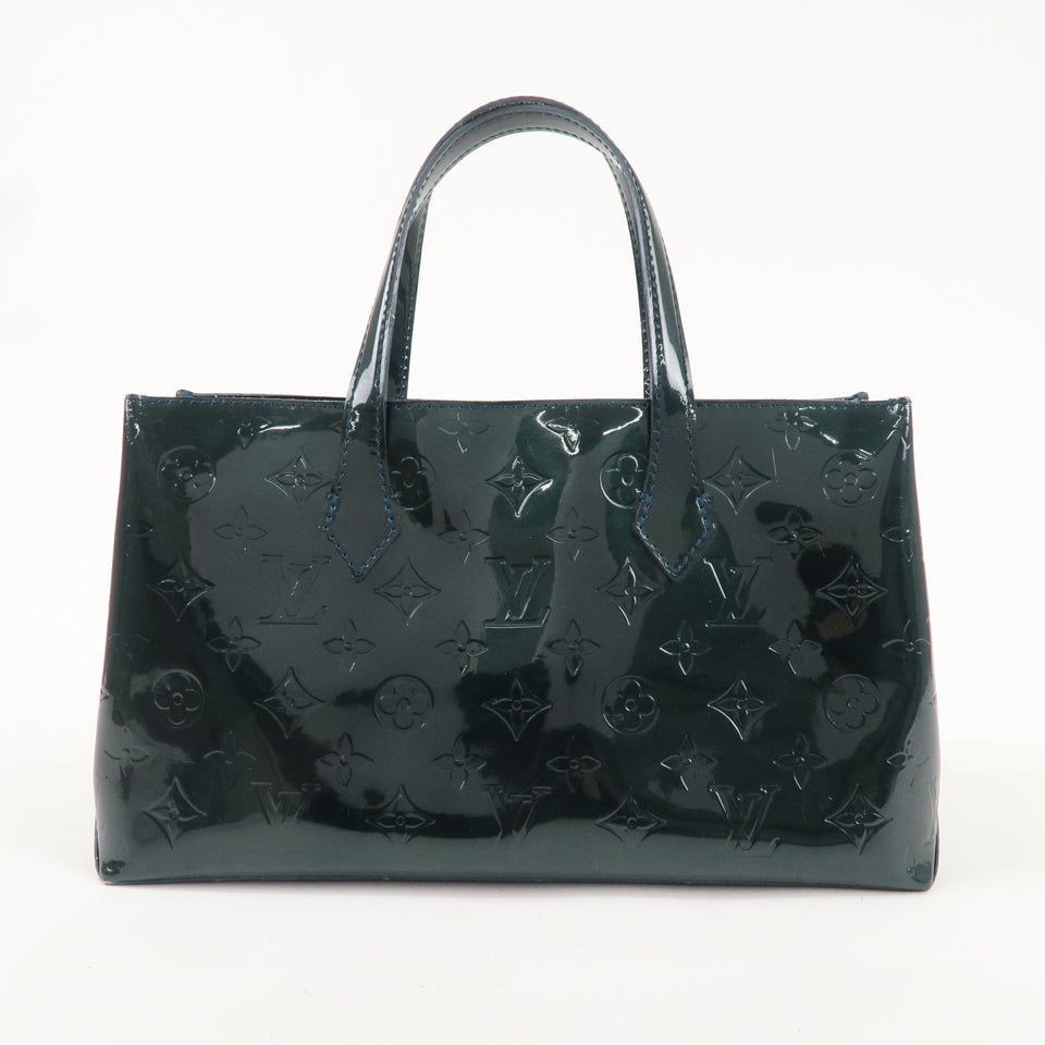 Louis Vuitton Monogram Vernis Wilshire PM Bleu Nuit M93684