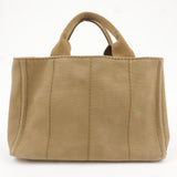 Prada Canapa Mini Canvas 2Way Bag Shoulder Bag Brown B2439G