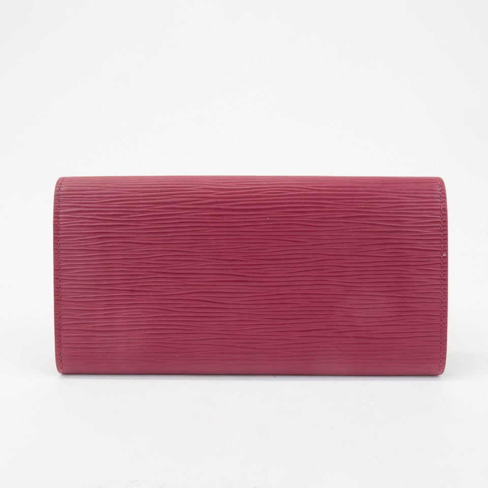 Louis Vuitton Epi Portefeuille Emily Wallet Fuchisa M60851