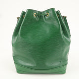 Louis Vuitton Epi Leather Noe Shoulder Bag Borneo Green M44004