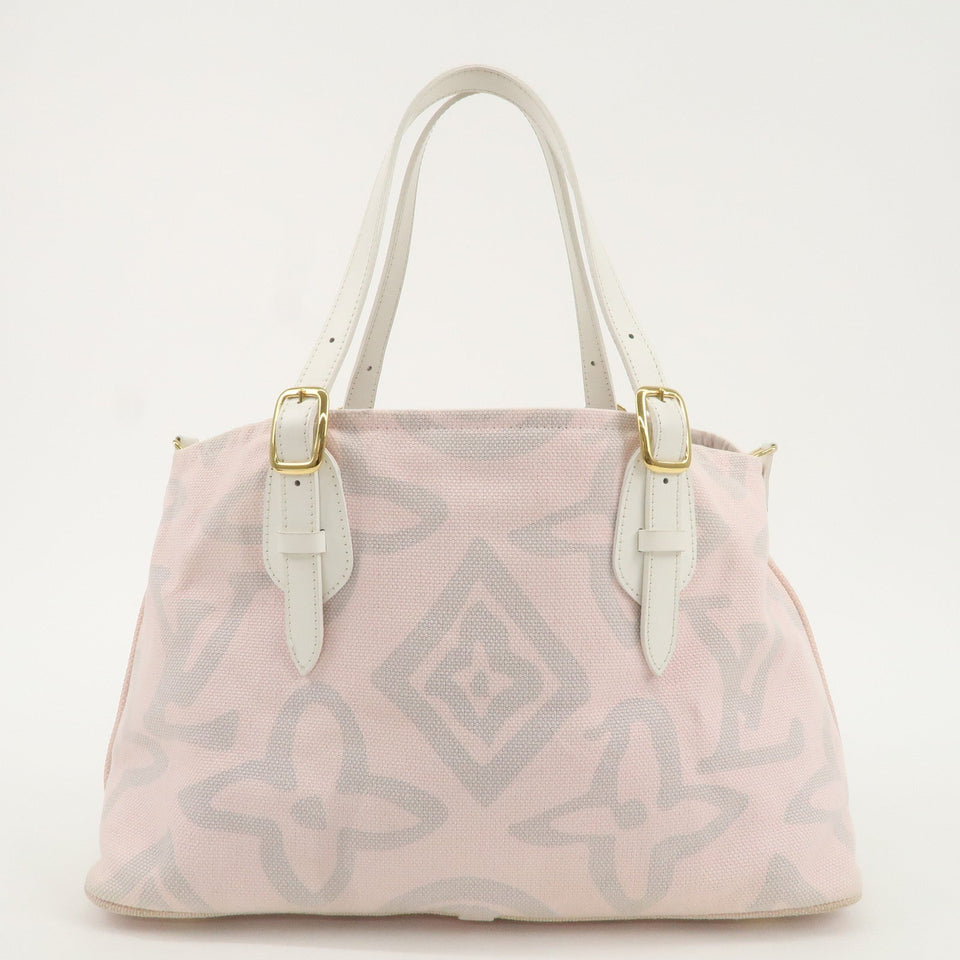 Louis Vuitton Cruise Line Tishenne PM Tote Bag Rose Pink M95672