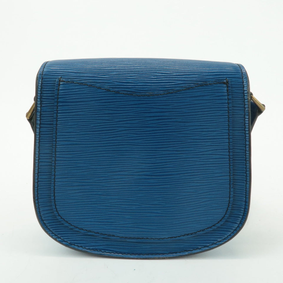 Louis Vuitton Epi Mini Saint Cloud Shoulder Bag Blue M52215