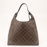 Louis Vuitton Monogram Flower Hobo Shoulder Bag Brown M43545