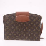 Louis Vuitton Monogram Courcelles Shoulder Bag Brown M51375