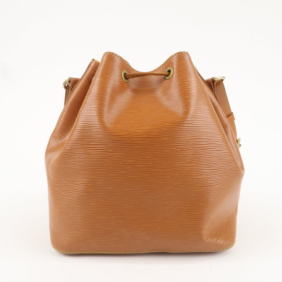 Louis Vuitton Epi Petit Noe Shoulder Bag Zipang Gold M44108