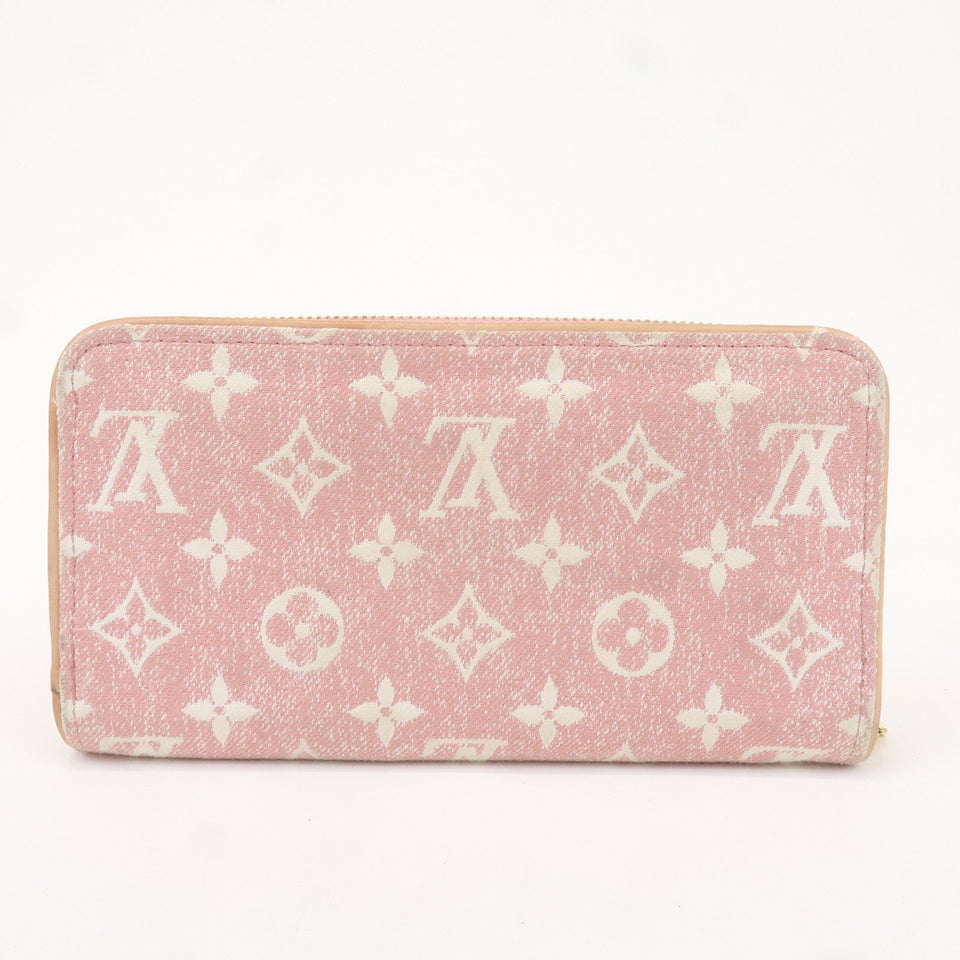 Louis Vuitton Monogram Denim Zippy Wallet Round Zip Wallet M81182
