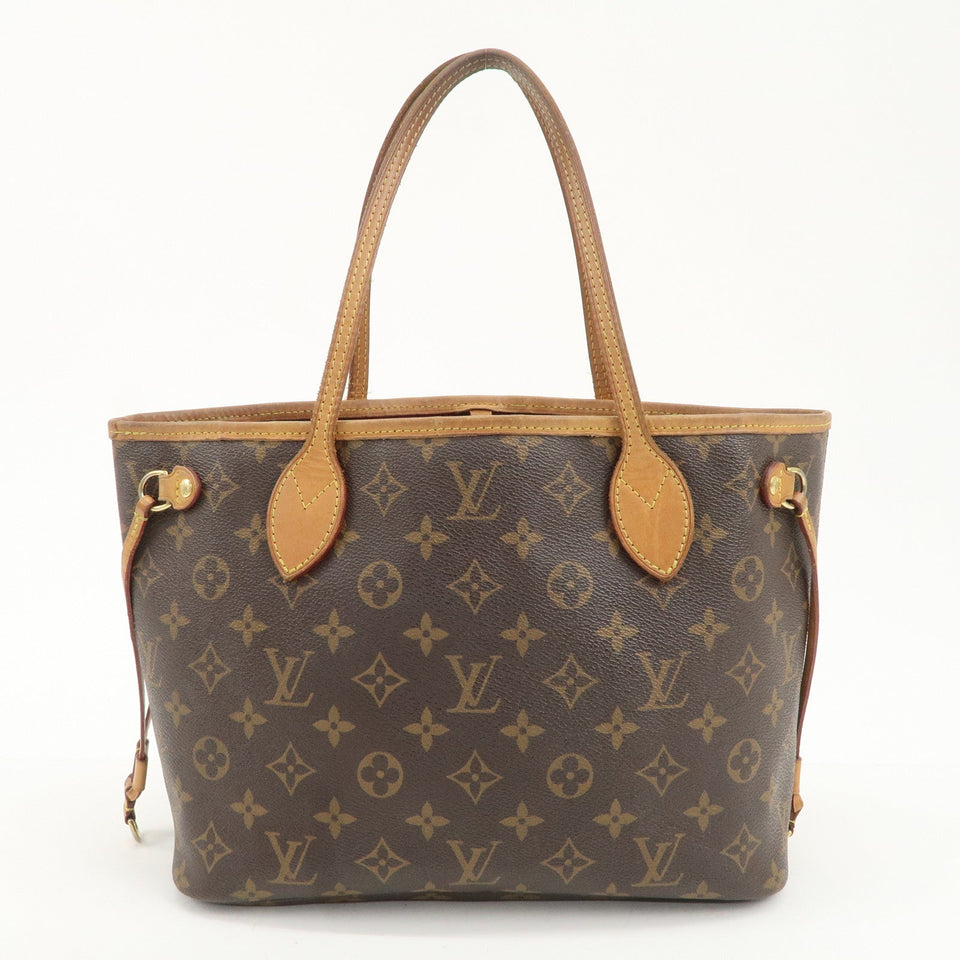 Louis Vuitton Monogram Neverfull PM Tote Bag Fuchsia M41001