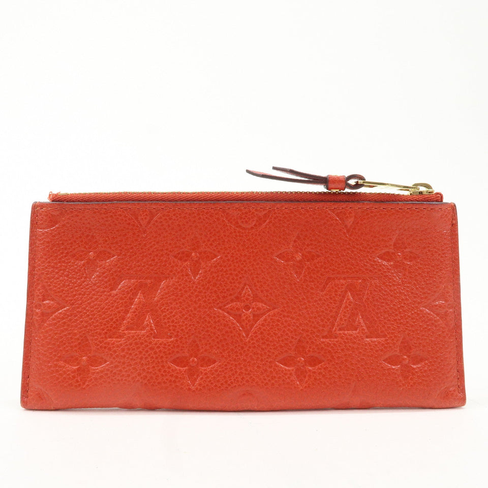 Louis Vuitton Monogram  Empreinte Portefeuille Cerise Cion Case