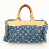 Louis Vuitton Monogram Denim Neo Speedy Boston Bag Blue M95019