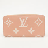 Louis Vuitton Monogram Empreinte Bicolor Zippy Wallet Rose M81645