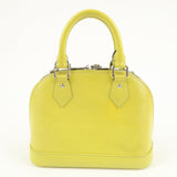Louis Vuitton Epi Alma BB 2way Bag Hand Bag Pistache M40981