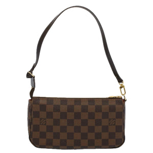 Louis Vuitton Pochette Accessoire  Canvas Clutch Bag